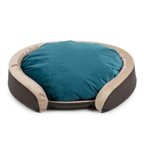   Alfa Comfort Forest Calm – Ovális memóriahabos kutyafekhely kerettel S (40 × 60 cm)