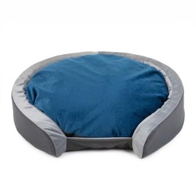   Alfa Comfort Midnight Stone – Ovális memóriahabos kutyafekhely kerettel L (80 × 120 cm)