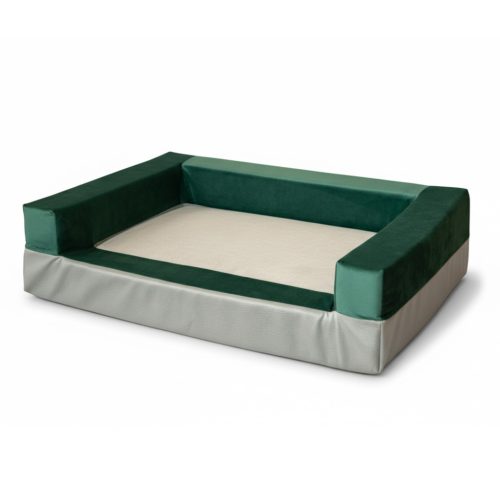 Alfa Prime Sage Aura – Ortopéd kutyafekhely kerettel M (60 × 90 cm)