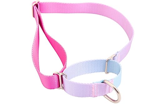 Proud of My – Martingale nyakörv - Kék-rózsaszín (L)