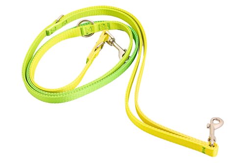 Proud of My – Multifunkciós póráz - Zöld-sárga (S)
