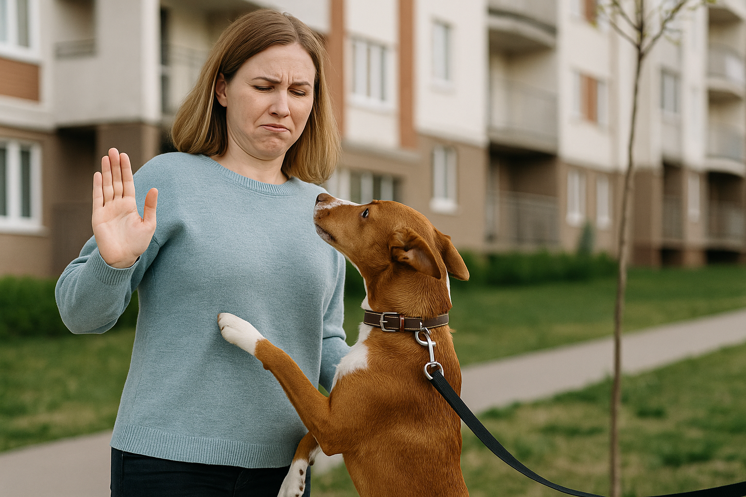 2. Felugrálás – Vidám, de zabolátlan kutya a gazdájára ugrik